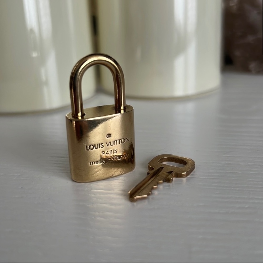 $300 Louis Vuitton Padlock Lock and Key #301